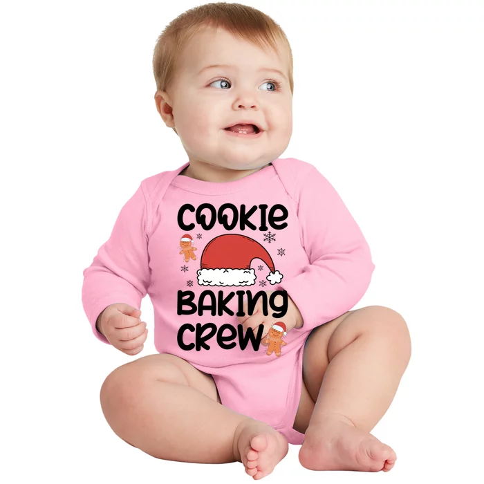 Cookie Baking Crew Christmas Family Matching Xmas Party Gift Baby Long Sleeve Bodysuit