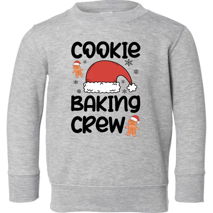 Cookie Baking Crew Christmas Family Matching Xmas Party Gift Toddler Sweatshirt