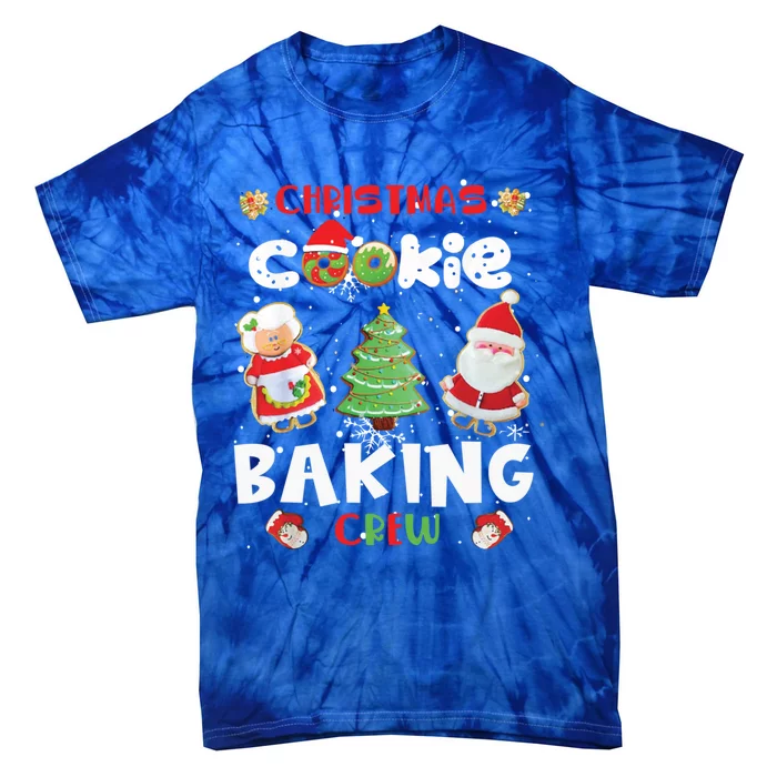 Cookie Baking Crew Christmas Gift Tie-Dye T-Shirt