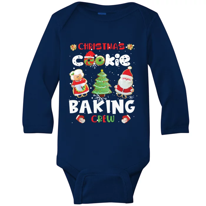 Cookie Baking Crew Christmas Gift Baby Long Sleeve Bodysuit