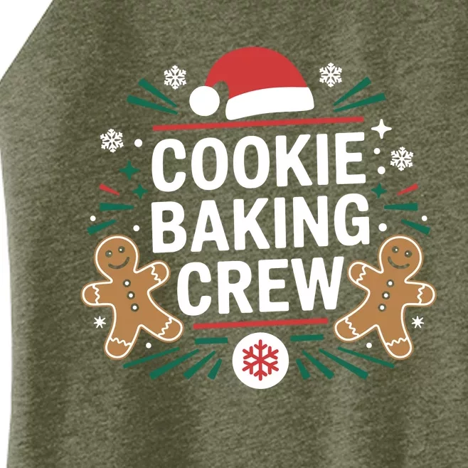 Cookie Baking Crew Funny Xmas Baking Lover Christmas Women’s Perfect Tri Rocker Tank