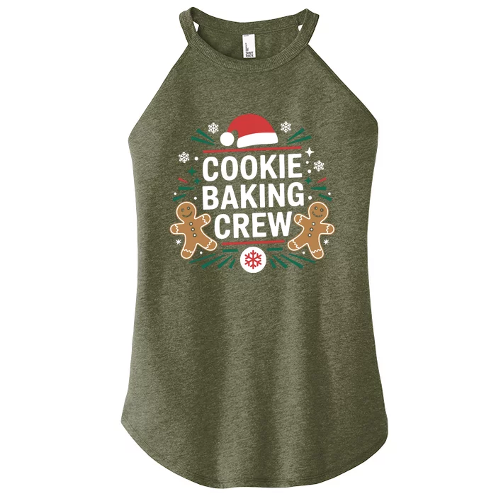 Cookie Baking Crew Funny Xmas Baking Lover Christmas Women’s Perfect Tri Rocker Tank