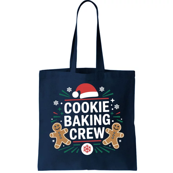 Cookie Baking Crew Funny Xmas Baking Lover Christmas Tote Bag