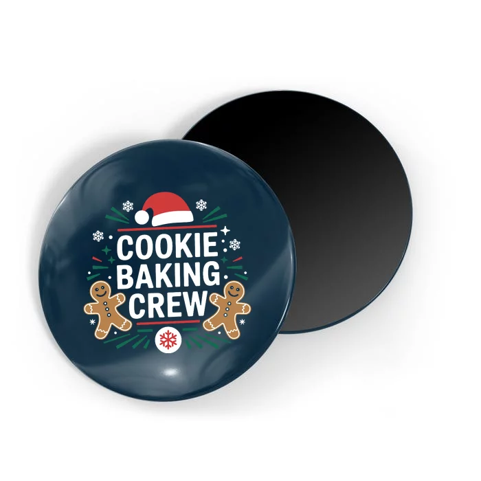 Cookie Baking Crew Funny Xmas Baking Lover Christmas Magnet