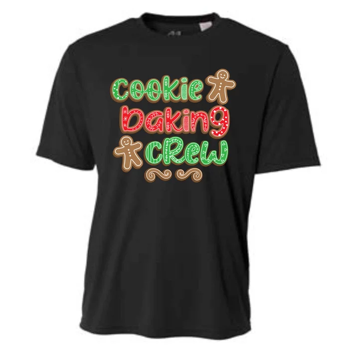 Cookie Baking Crew Christmas Holiday Bakers Gingerbread Gift Cooling Performance Crew T-Shirt