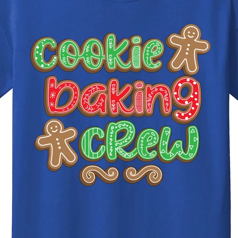 Cookie Baking Crew Christmas Holiday Bakers Gingerbread Gift Kids T-Shirt