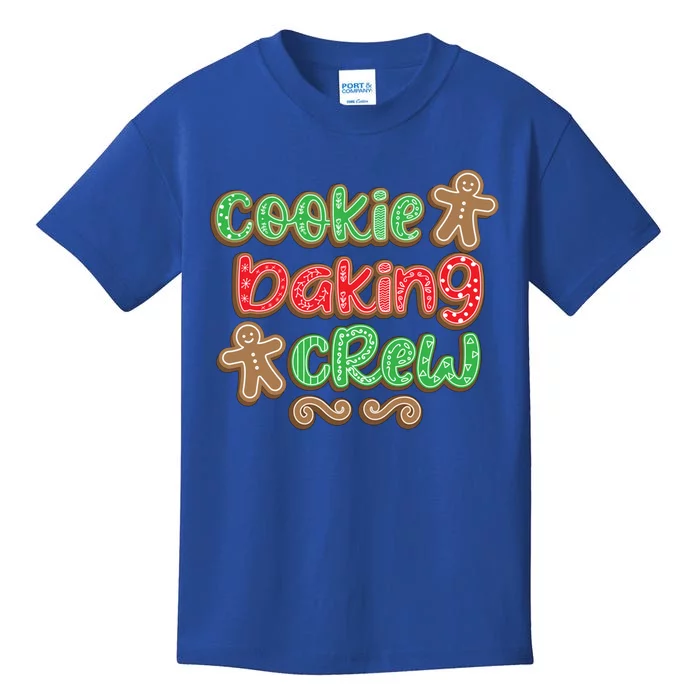 Cookie Baking Crew Christmas Holiday Bakers Gingerbread Gift Kids T-Shirt