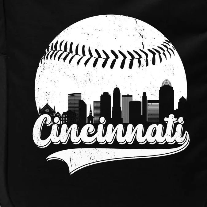 Cincinnati Baseball City Skyline Impact Tech Backpack