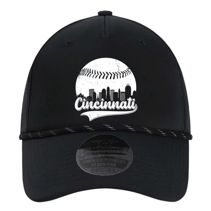 Cincinnati Baseball City Skyline Performance The Dyno Cap