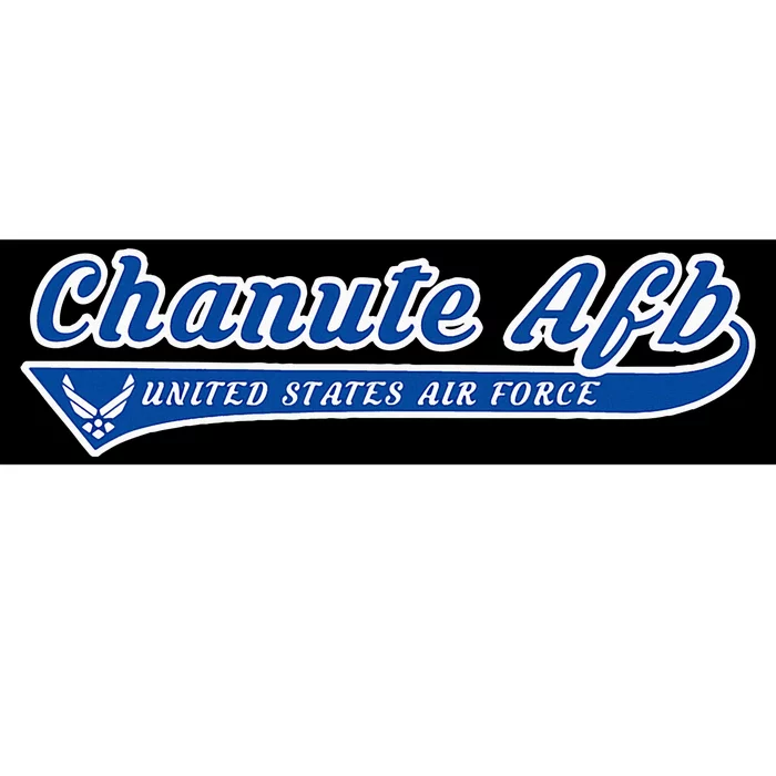 Chanute Base Chanute Afb Illinois Il Vintage Bumper Sticker