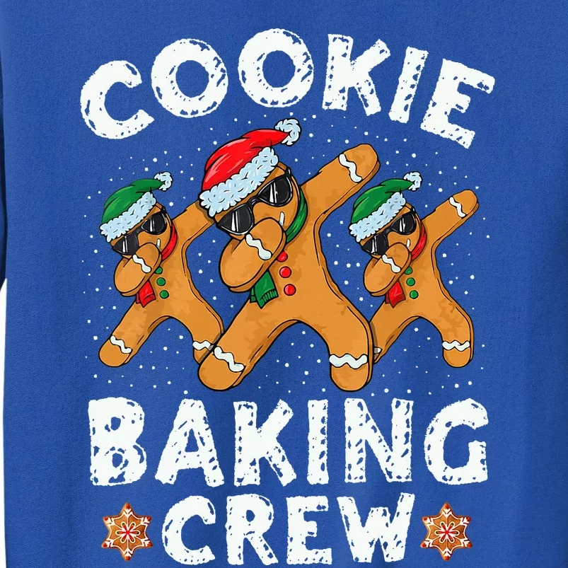 Cookie Baking Crew Gingerbread Christmas Costume pajamas Tall Sweatshirt