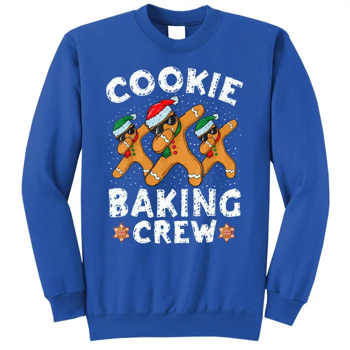 Cookie Baking Crew Gingerbread Christmas Costume pajamas Tall Sweatshirt