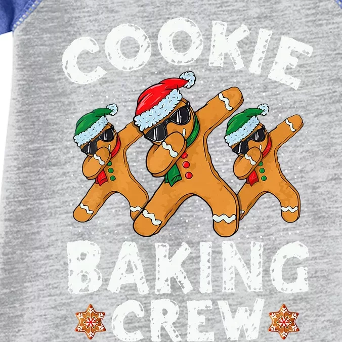 Cookie Baking Crew Gingerbread Christmas Costume pajamas Infant Baby Jersey Bodysuit