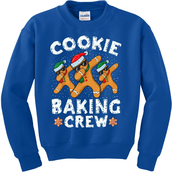 Cookie Baking Crew Gingerbread Christmas Costume pajamas Kids Sweatshirt