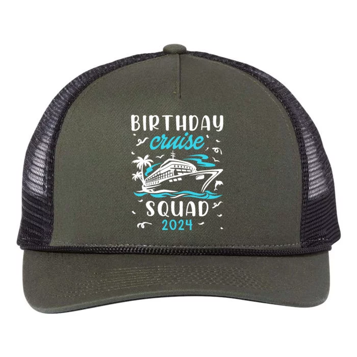 Cruise Bday Retro Rope Trucker Hat Cap