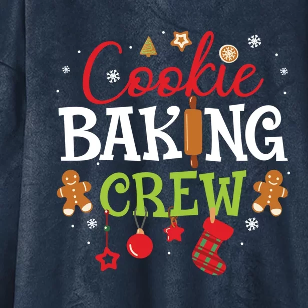 Cookie Baking Crew Christmas Cute Gift Funny Cookie Xmas Funny Gift Meaningful G Hooded Wearable Blanket