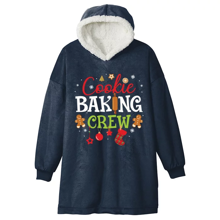 Cookie Baking Crew Christmas Cute Gift Funny Cookie Xmas Funny Gift Meaningful G Hooded Wearable Blanket