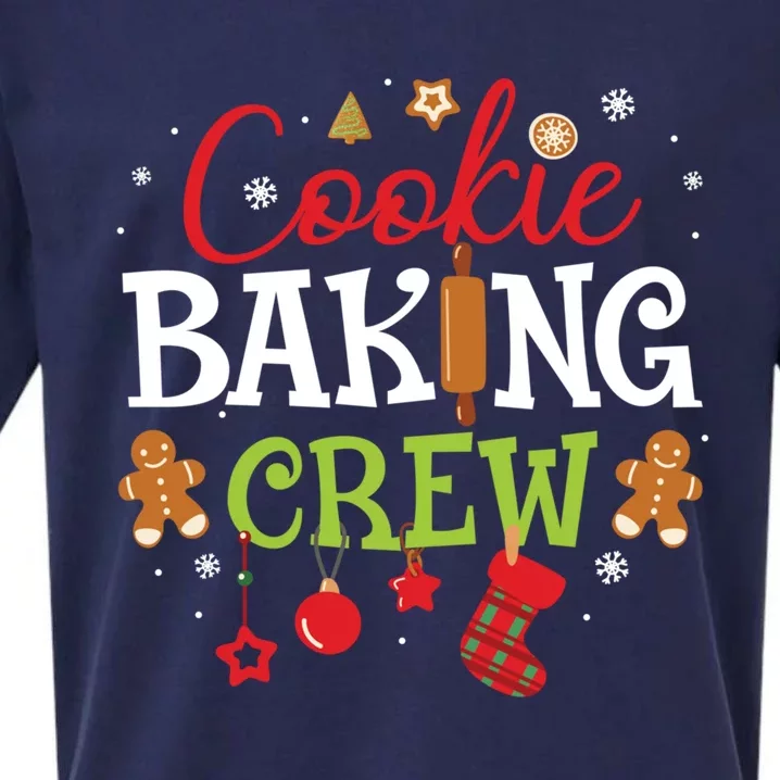 Cookie Baking Crew Christmas Cute Gift Funny Cookie Xmas Funny Gift Meaningful G Sueded Cloud Jersey T-Shirt