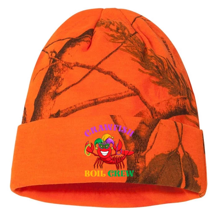 Crawfish Boil Crew Funny Mardi Gras Carnival New Orleans Cute Gift Kati - 12in Camo Beanie