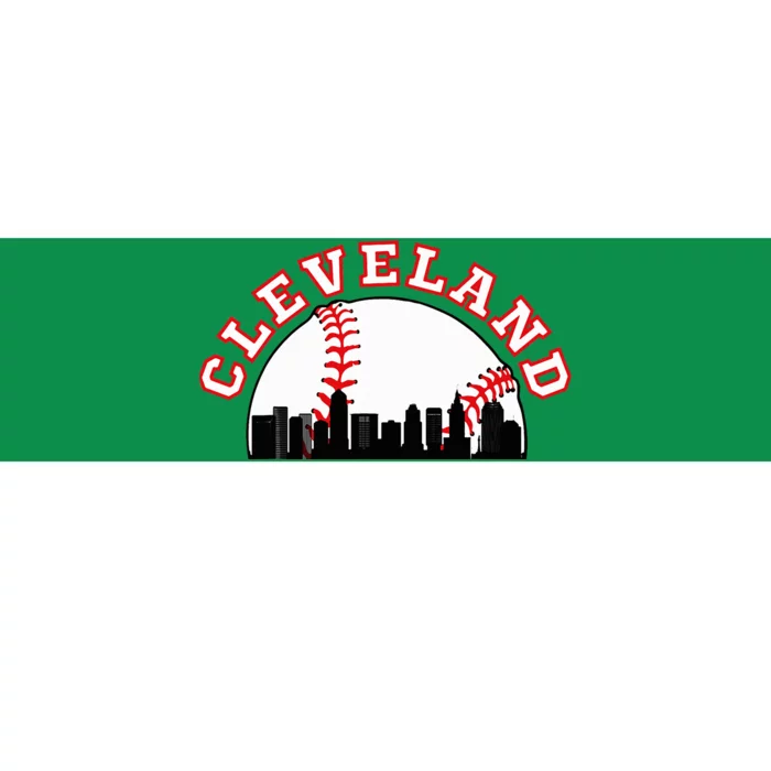 Cleveland Baseball Cleveland Oh Cityscape Cle Skyline Bumper Sticker