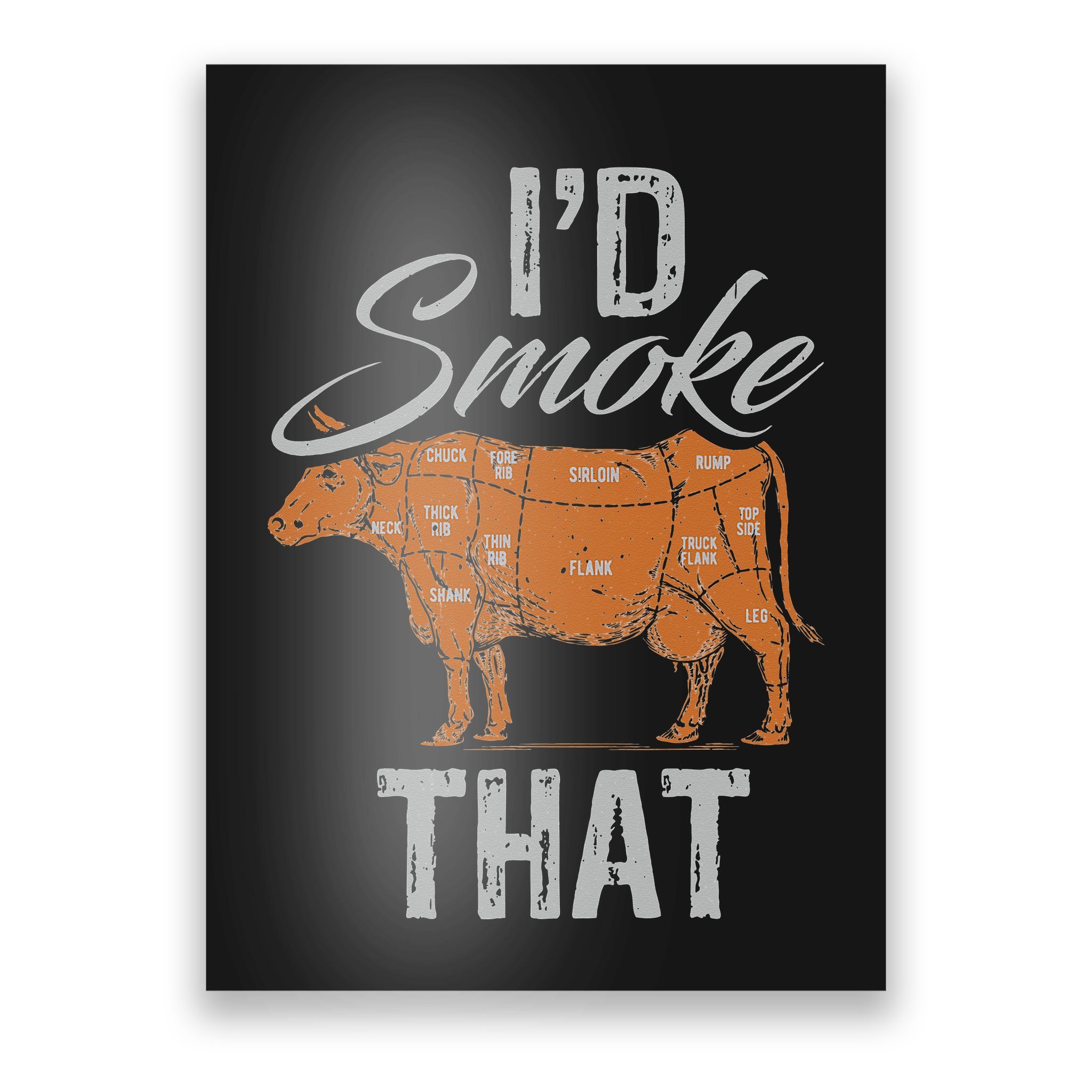 Eat Beef gifts for BBQ lovers Poster for Sale by DesignAP