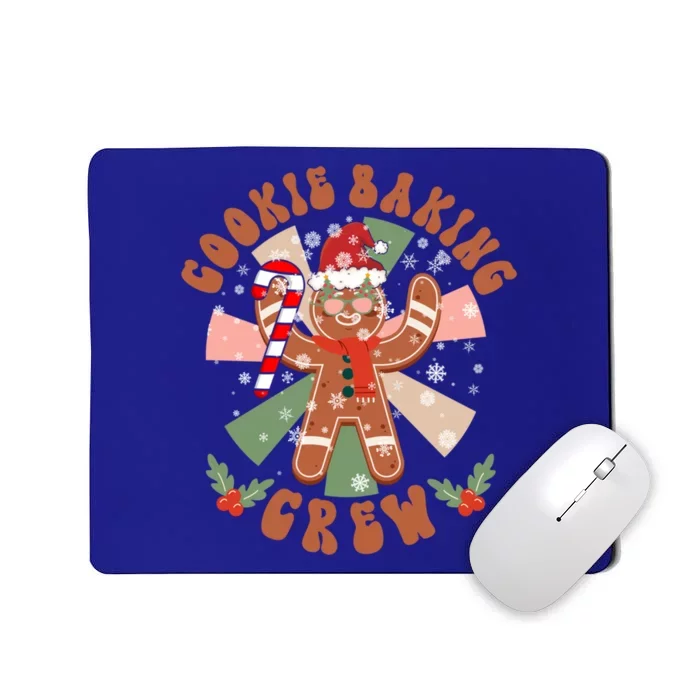 Cookie Baking Crew Groovy Retro Christmas Matching Family Gift Mousepad