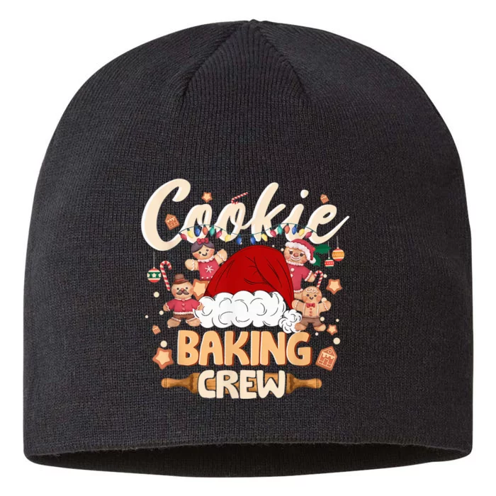 Cookie Baking Crew Shirt Christmas Santa Gingerbread Xmas 8 1/2in Sustainable Knit Beanie