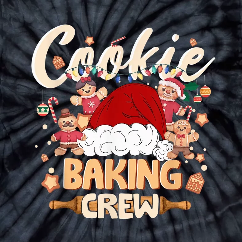 Cookie Baking Crew Shirt Christmas Santa Gingerbread Xmas Tie-Dye T-Shirt