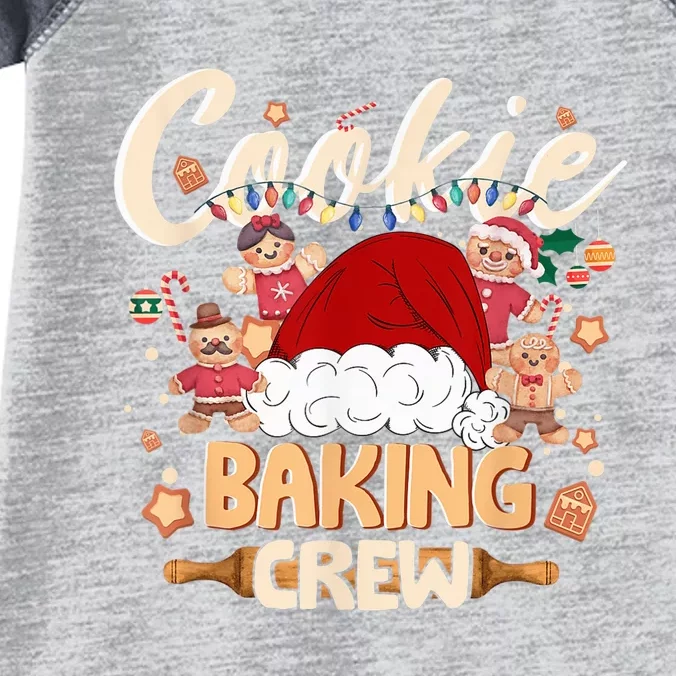 Cookie Baking Crew Shirt Christmas Santa Gingerbread Xmas Infant Baby Jersey Bodysuit