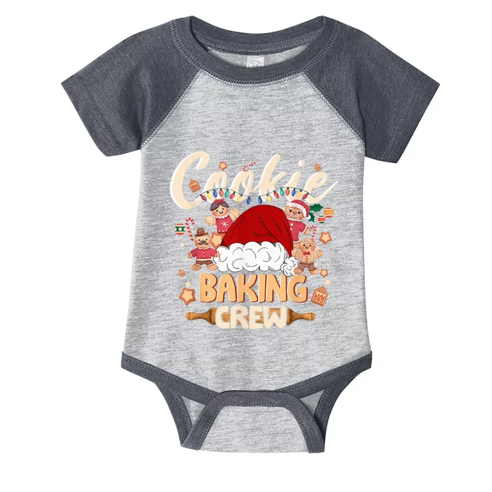 Cookie Baking Crew Shirt Christmas Santa Gingerbread Xmas Infant Baby Jersey Bodysuit