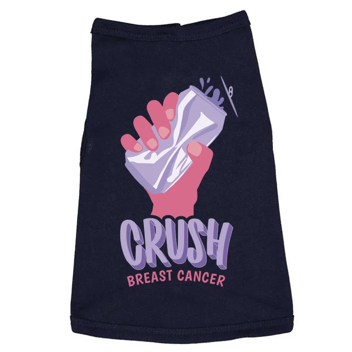 Crush Breast Cancer Can Doggie Tank