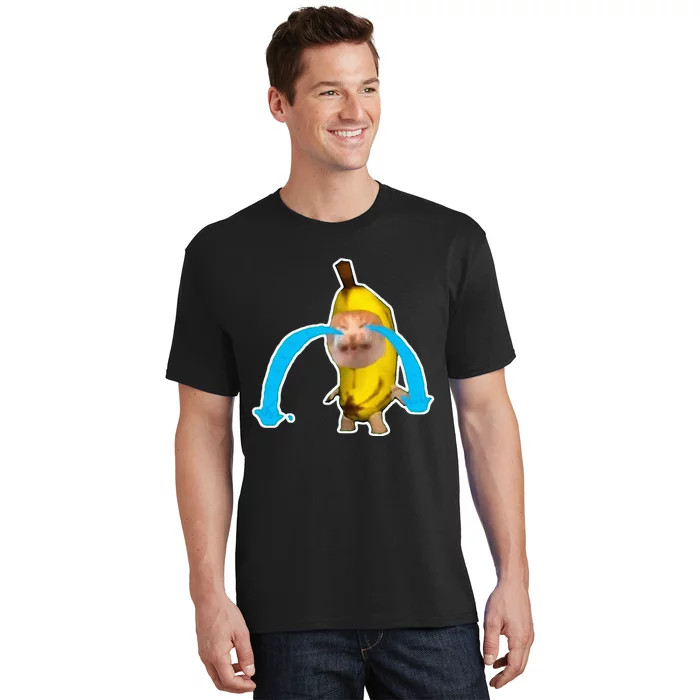 Crying Banana Cat Meme T-Shirt