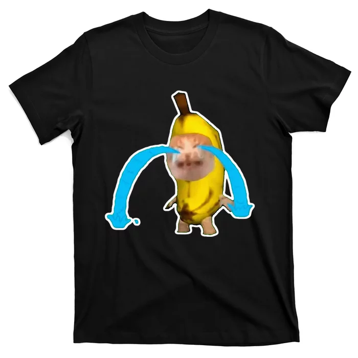 Crying Banana Cat Meme T-Shirt