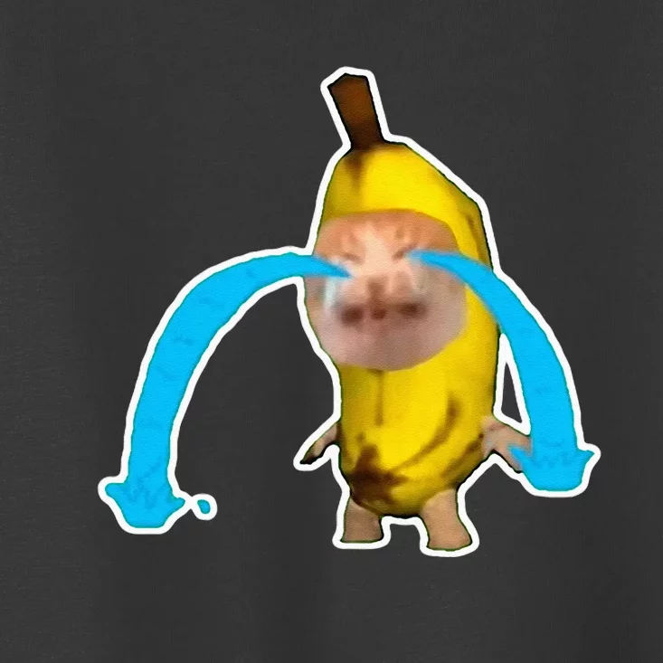 Crying Banana Cat Meme Toddler T-Shirt