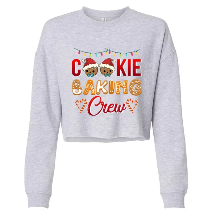 Cookie Baking Crew Gift Cropped Pullover Crew