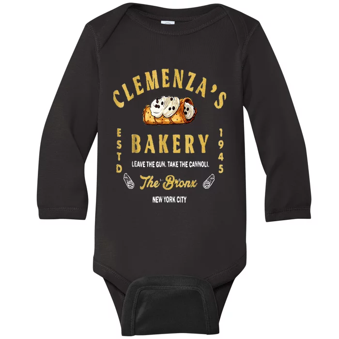 Clemenzas Bakery Baby Long Sleeve Bodysuit