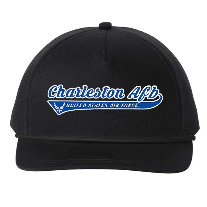 Charleston Base Charleston Afb South Carolina Sc Snapback Five-Panel Rope Hat