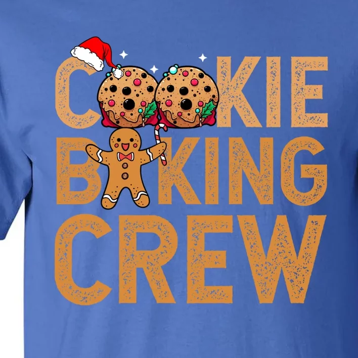 Cookie Baking Crew Santa Christmas Family Xmas Ugly Cookie Gift Tall T-Shirt