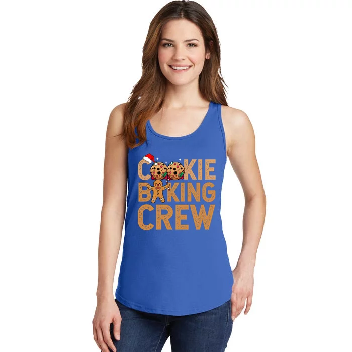 Cookie Baking Crew Santa Christmas Family Xmas Ugly Cookie Gift Ladies Essential Tank