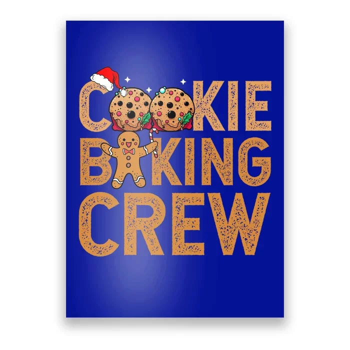 Cookie Baking Crew Santa Christmas Family Xmas Ugly Cookie Gift Poster