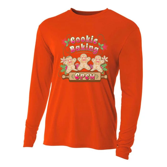 Cookie Baking Crew Holiday Design Gift Cooling Performance Long Sleeve Crew