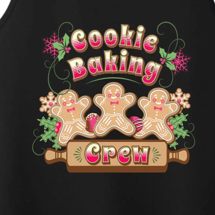 Cookie Baking Crew Holiday Design Gift Performance Tank