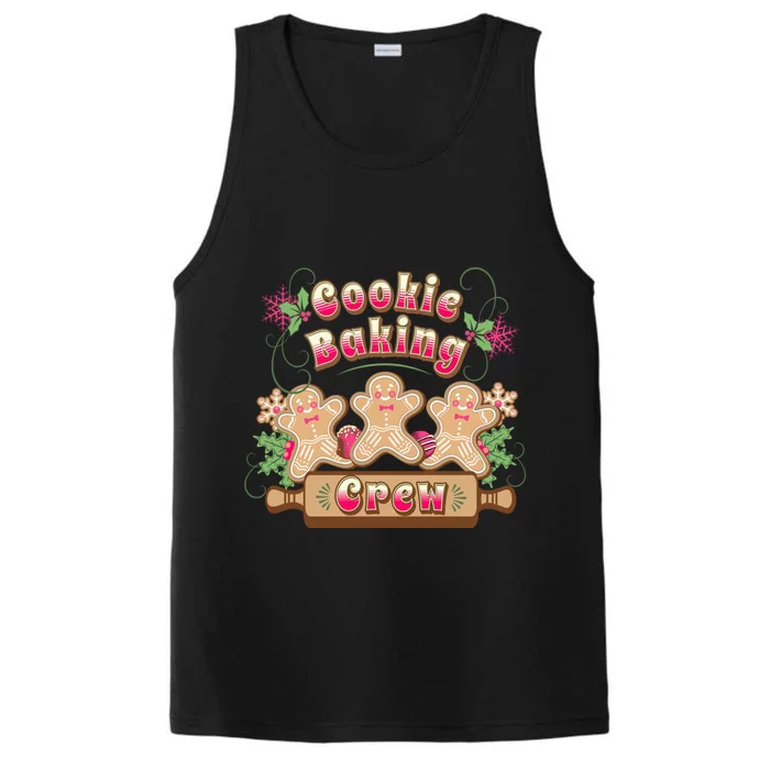 Cookie Baking Crew Holiday Design Gift Performance Tank