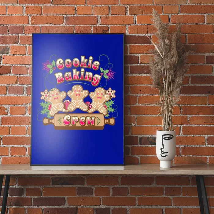 Cookie Baking Crew Holiday Design Gift Poster