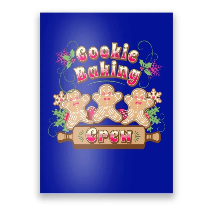 Cookie Baking Crew Holiday Design Gift Poster