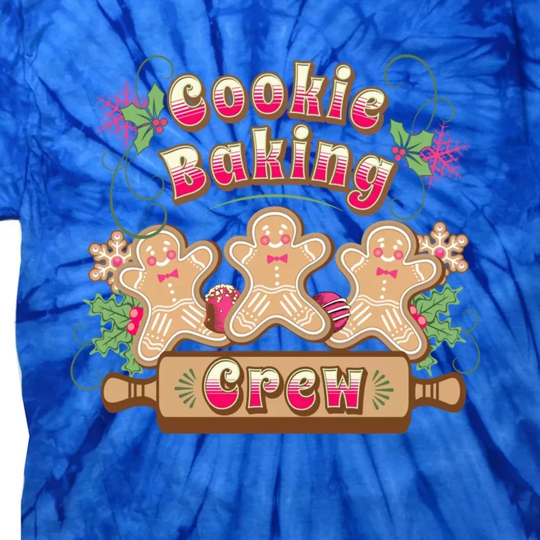 Cookie Baking Crew Holiday Design Gift Tie-Dye T-Shirt