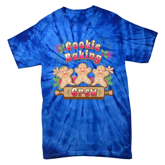 Cookie Baking Crew Holiday Design Gift Tie-Dye T-Shirt