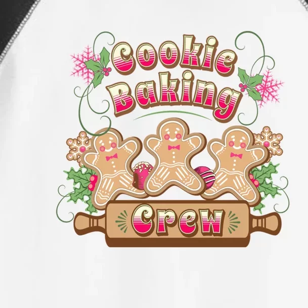 Cookie Baking Crew Holiday Design Gift Toddler Fine Jersey T-Shirt