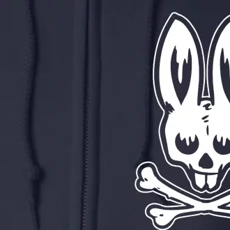 Creepy Bunny Full Zip Hoodie