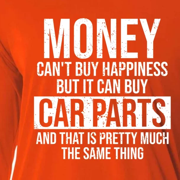 Can Buy Car Parts Funny Car Guy Car Lover Auto Mechanic Gift Cute Gift Cooling Performance Long Sleeve Crew